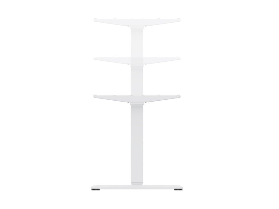 Equip 650814 stel til skrivebord Elektrisk 2 ben Hvid #3
