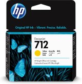 HP 712 DesignJet-blkpatron, gul, 29 ml #1