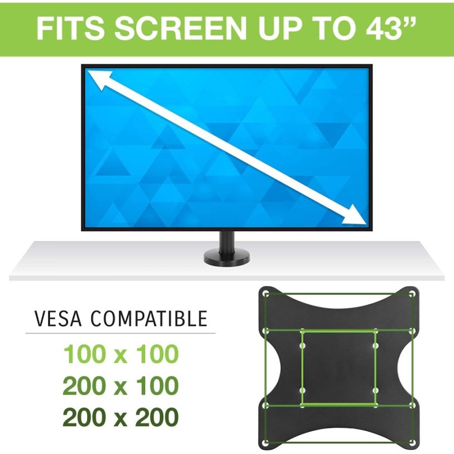 Techly ICA-LCD 316S skrmbeslag og -stativer 109,2 cm (43
