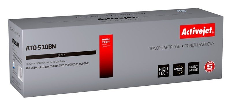 Activejet ATO-510BN (erstatning OKI 44469804; Supreme; 5000 sider; sort) #1