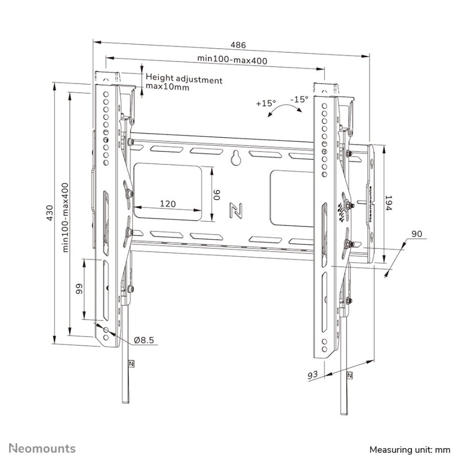 Neomounts heavy duty tv wall mount #5