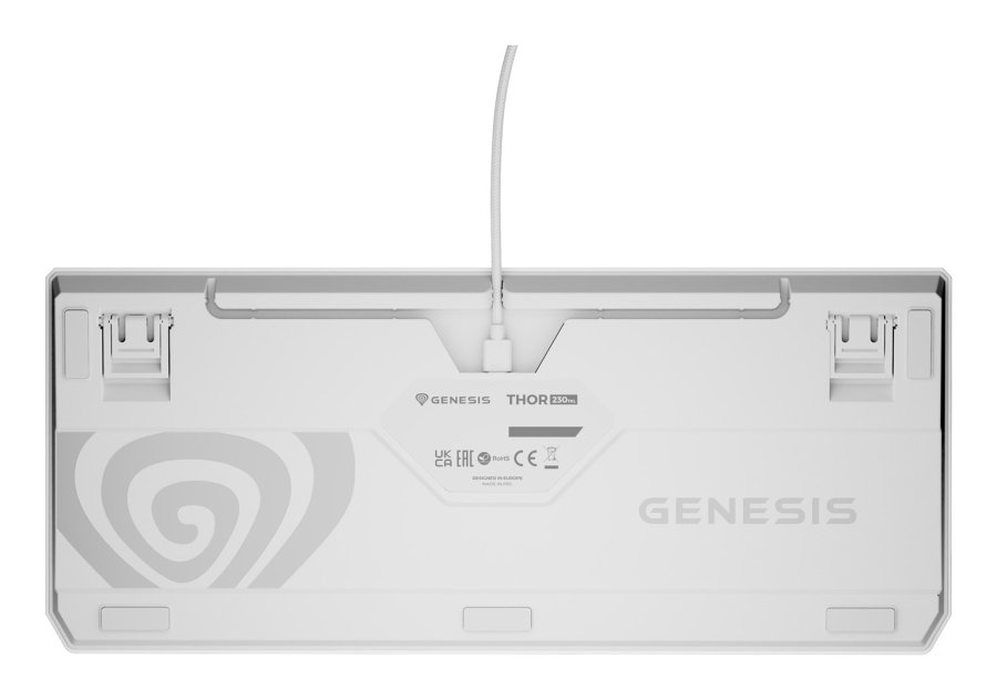 KLAWIATURA DLA GRACZY GENESIS THOR 230 TKL US RGB MECHANICZNA OUTEMU RED BIAA HOT SWAP #14