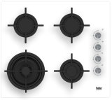 Beko HILW64122SW kogeplade Hvid Indbygget 60 cm Gaskomfur 4 zone(s) #1