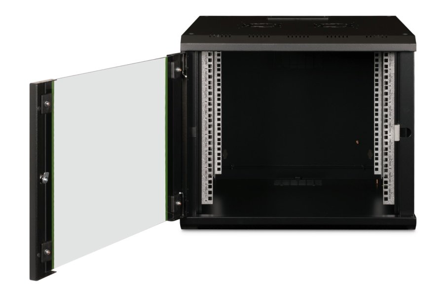 Digitus DN-19 09U-6/6-SW stativ 9U V�gmonteret stativ Sort #6