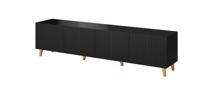 Cama RTV-skab PAFOS 200x42x52 Sort mat #1