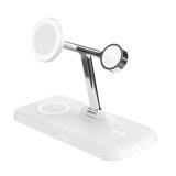 HYPER HJ3004WHGL oplader til mobil enhed Hovedtelefoner, Smartphone, SmartWatch Slv, Hvid DC, USB Trdls opladning Hurtig opladning Indendrs #1