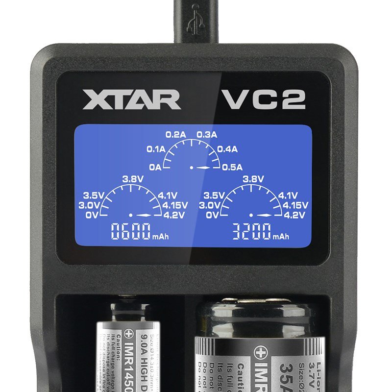 XTAR VC2 Husholdningsbatteri USB #4