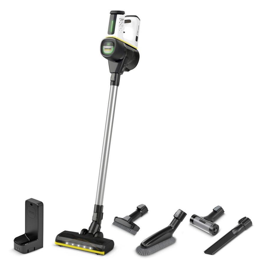 Krcher VC 7 Cordless yourMax 2-i-1 stangstvsuger Batteri Dry HEPA Posels 0,8 L Gr, Hvid 2,5 At #1