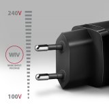 Axagon ACU-PQ20 wall charger QC3.0/AFC/FCP+ PD type-C 20 W - schwarz - USB Typ C Mobiltelefon, Smartphone, SmartWatch, Tablet, Universel Sort Vekselstrm Hurtig opladning Indendrs #4