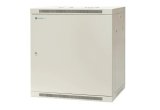 EMITERNET Single wall-mounted cabinet 19'' 12U, full sheet metal door, 600�450�635mm width/depth/height. EM/AP6412-B #1