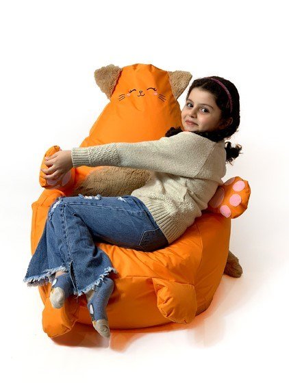 Puf GO GIFT Orange Oxford Kat 130 x 90 cm #3