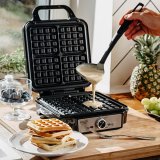 Adler AD 3083 vaffeljern 4 vafler 1800 W Sort, Slv #7