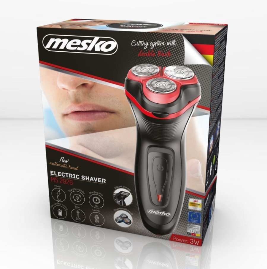 Mesko MS 2926 barbermaskine roterende barbermaskine trimmer sort, rd #11