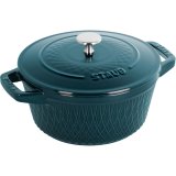 Staub Round Cast Iron Pot - 4 ltr, Marine #4