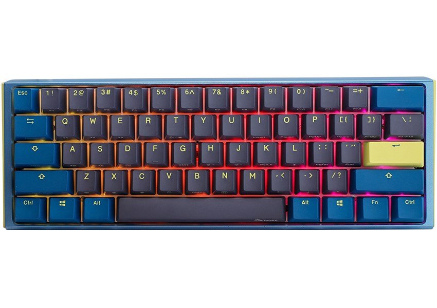 Ducky One 3 Daybreak Mini tastatur Spil USB Tysk Sort, Bl�, Gr�n #1