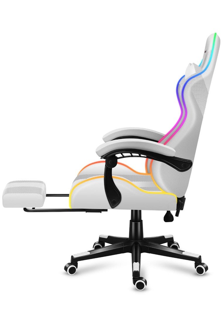 HUZARO FORCE 4.7 RGB White GAMING STOL #6
