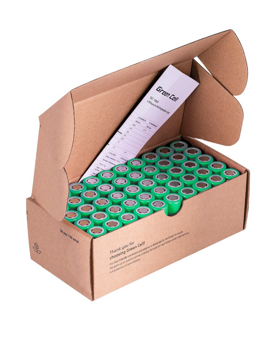 Green Cell 50GC18650NMC29 husholdningsbatteri Genopladeligt batteri 18650 Lithium-Ion (Li-Ion) #1