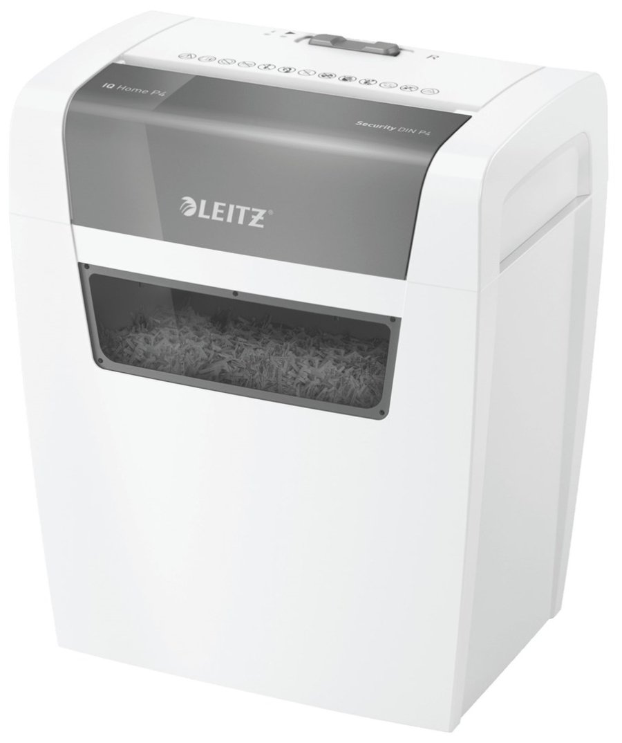 Leitz IQ Home Shredder, P4, 6 ark, 15 l beholder #1