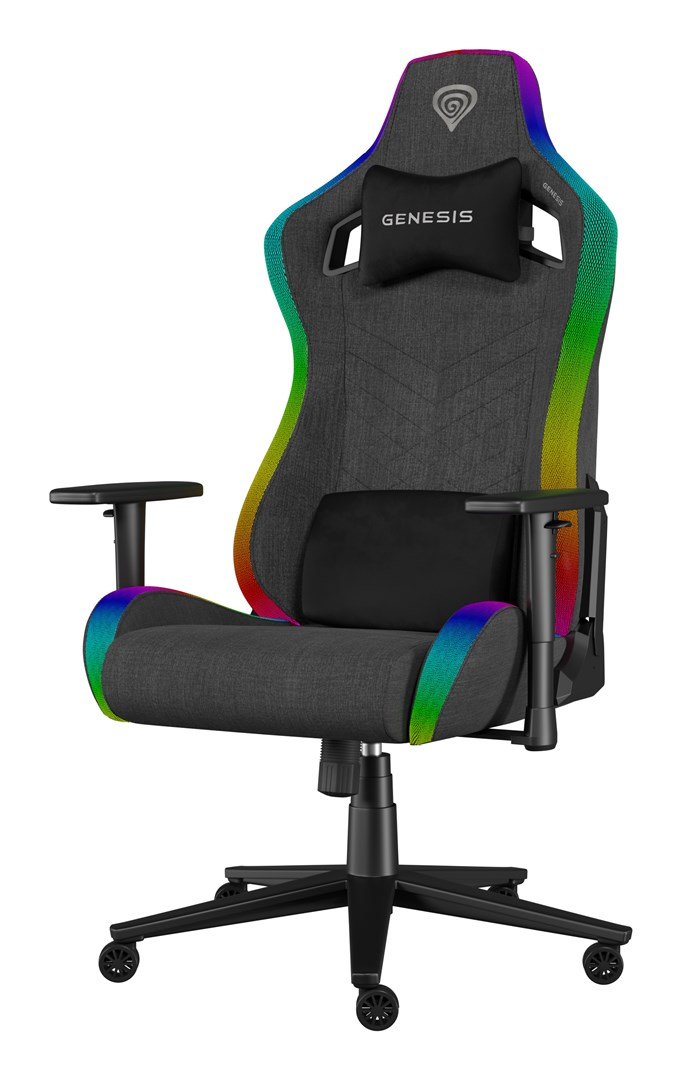 FOTEL GAMINGOWY GENESIS TRIT 660 RGB SZARY #10