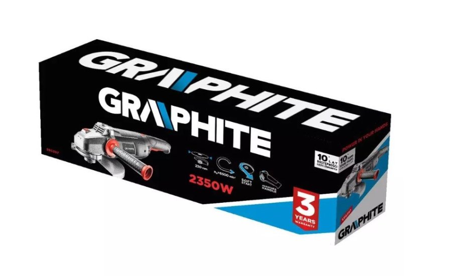 Vinkelsliber 2350W Graphite 230mm skive #2