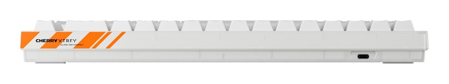 CHERRY K5 PRO TMR COMPACT tastatur Spil USB QWERTZ Tysk Orange, Hvid #2