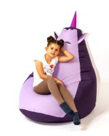 Puf GO GIFT Lilla Oxford 130 x 90 cm #3