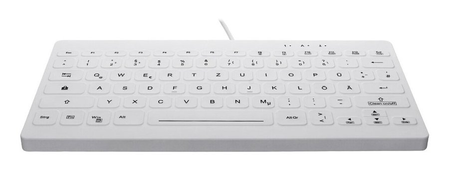 Contour Design Active Key AK-C4112 tastatur Medicinsk USB QWERTZ Tysk Hvid #3