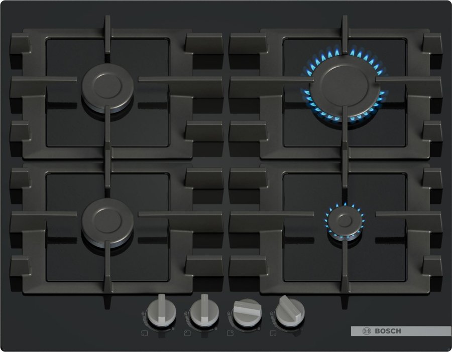 Bosch Serie 4 PNP6B6K40 gaskomfur med 4 zoner #1