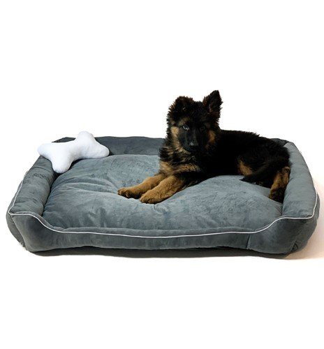 GO GIFT Lux grey - seng til kledyr - 95 x 70 x 9 cm #1