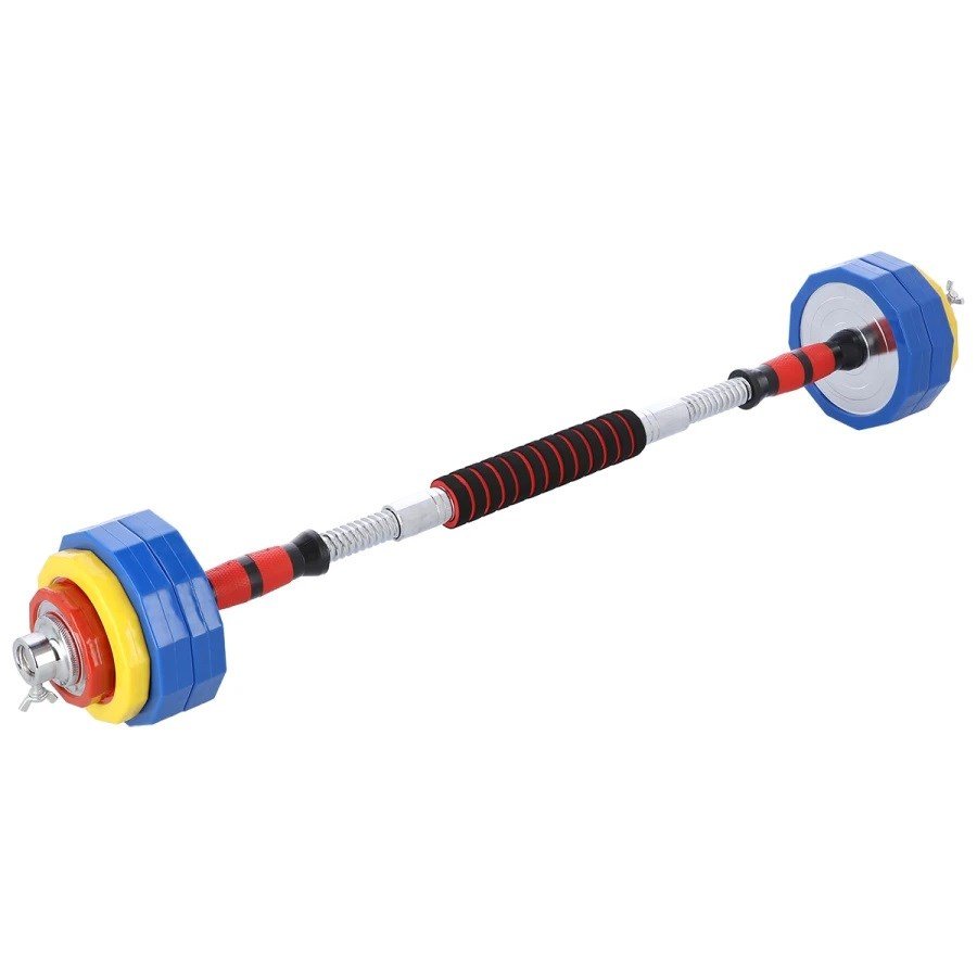 Farvede vgtstnger med vgtstangsfunktion i etui HMS SKC20 2 x 10 kg #17