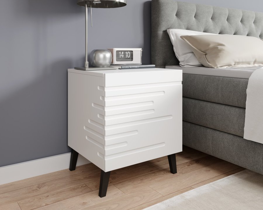 Cama Sengebord NOVA 44x40x52 hvid mat #3