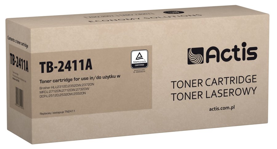 Actis TB-2411A (erstatning Brother TN-2411; Standard; 1200 sider; sort) #1