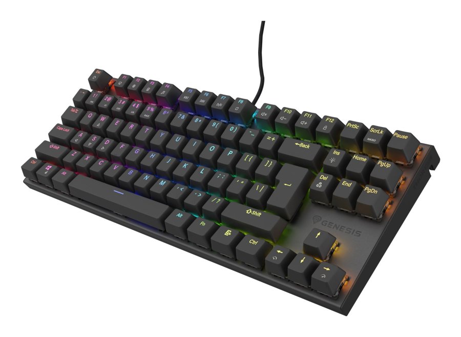 GENESIS Thor 303 TKL tastatur Spil USB QWERTY US engelsk Sort #4