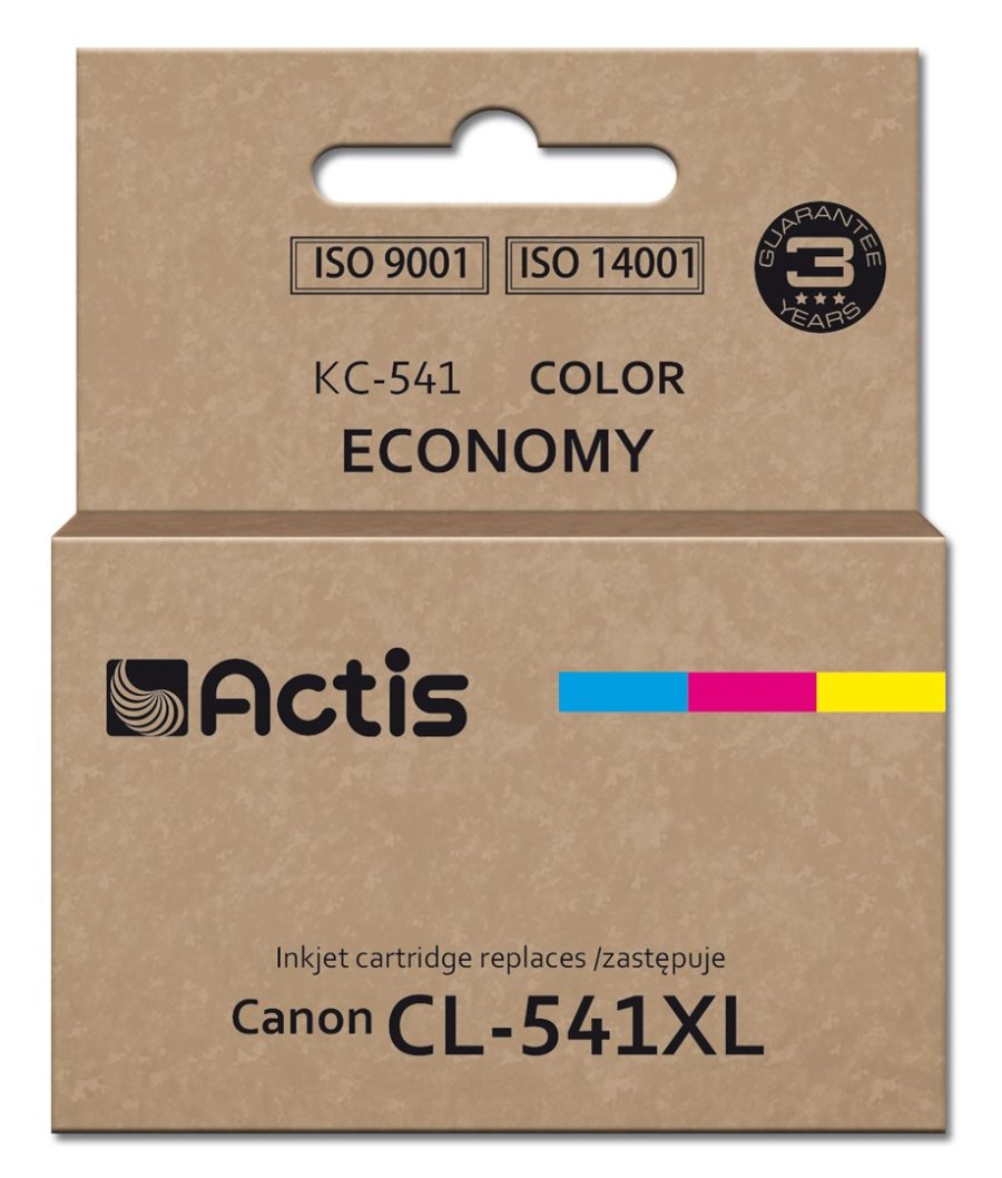 Actis KC-541 blk til Canon-printer (erstatning for CL-541XL) Supreme, 18 ml, bl, gul, rd #1