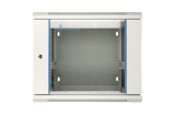 Extralink 9U 600X600 AZH WALL-MOUNTED RACKMOUNT CABINET SWING TYPE GRAY Vgmonteret stativ Gr #5