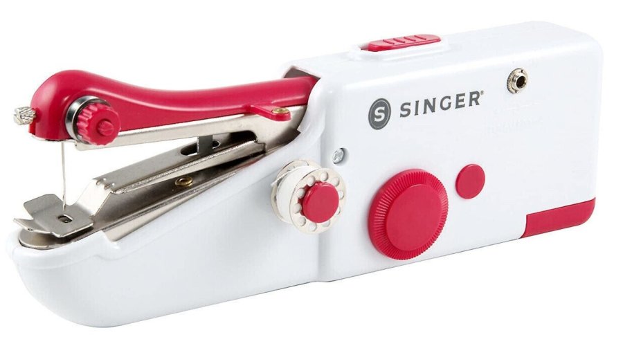 SINGER Stitch Sew Quick Mini Mekanisk Symaskine AA Batteri Hvid #1