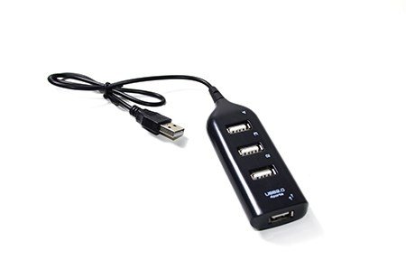Vakoss TC-234UX interface hub USB 2.0 Sort #2