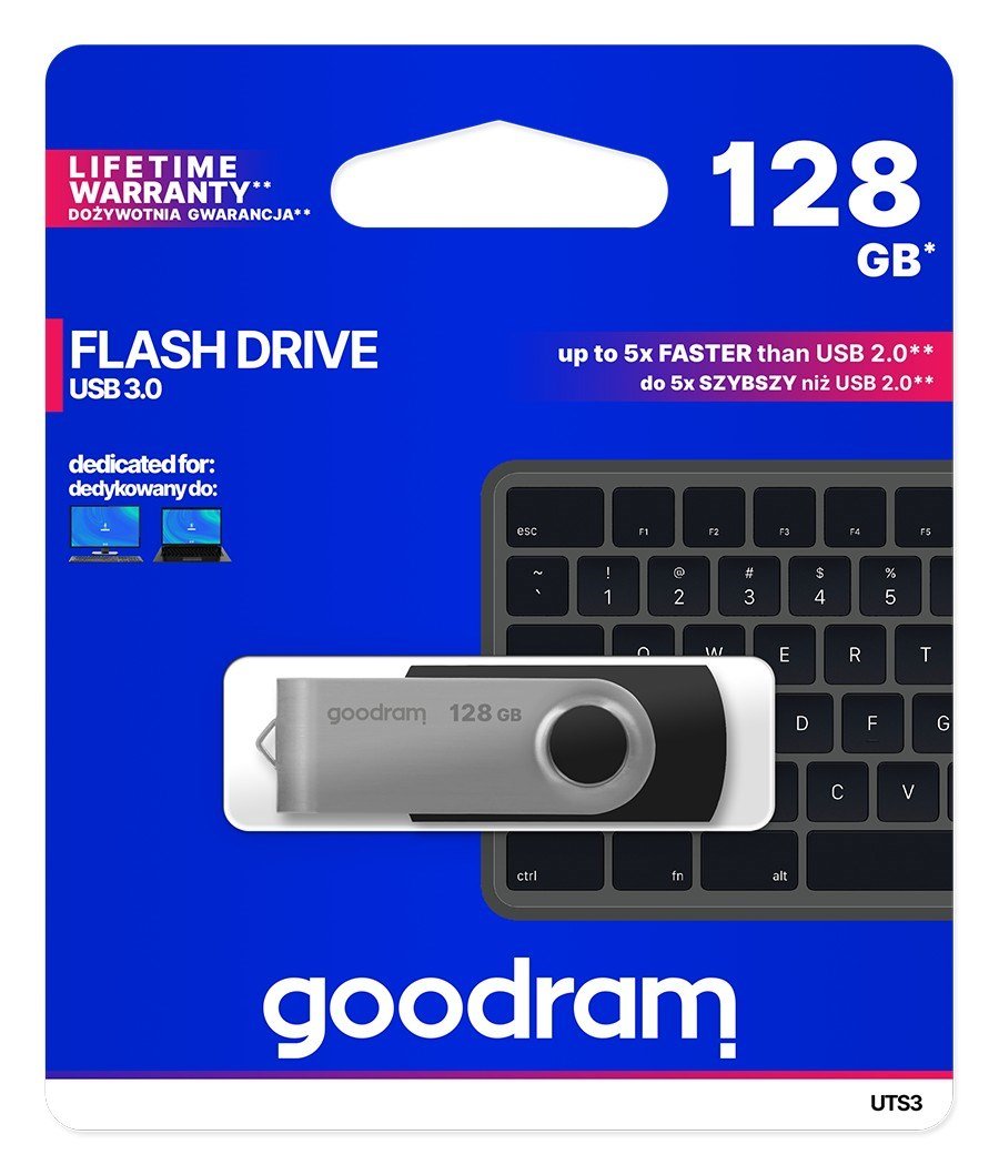 Goodram UTS3 128 GB USB-flashdrev 3.2 Gen 1 (3.1 Gen 1) Rd #5