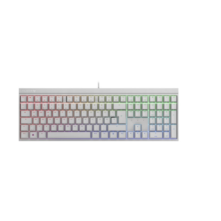 CHERRY MX 2.0S RGB tastatur Spil USB QWERTZ Tysk Hvid #1