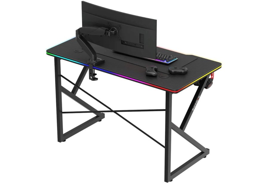 Huzaro Hero 1.7 RGB Black - gaming-skrivebord #4