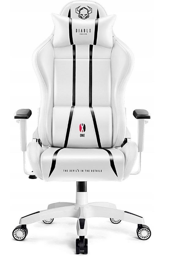 Diablo X-ONE 2.0 Normal gaming-stol hvid og sort #1
