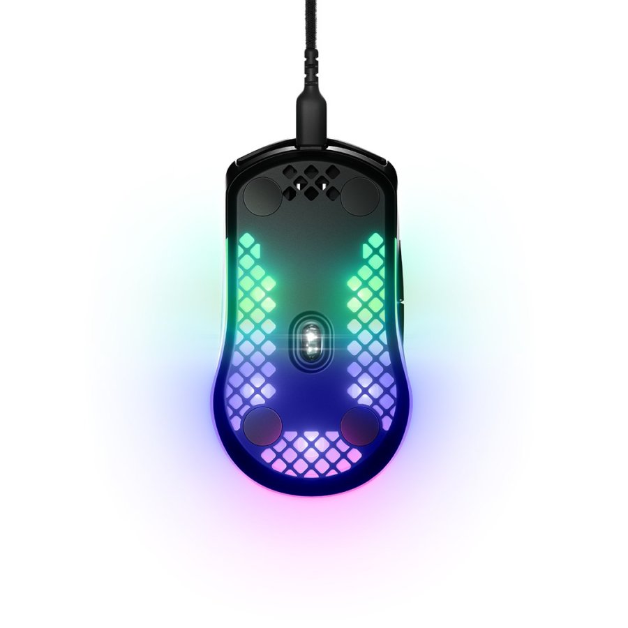 SteelSeries Aerox 3 USB-C - Optisk gamingmus 8500 CPI - RENOVERET (Onyx) #2