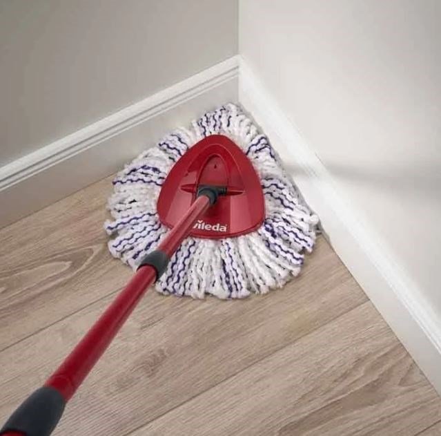 Mop with Bucket Vileda 167751 Sort Rd Mikrofiber Plastik #6