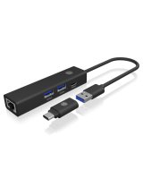 ICY BOX IB-HUB1439-LAN Ledningsf�rt USB 3.2 Gen 1 (3.1 Gen 1) Type-A Sort #4