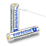 Batteri everActive 18650 3.7V Li-ion 2600mAh micro USB med beskyttelsesboks #3