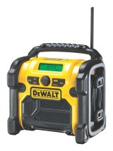 DeWALT DCR020-QW radio Brbar Digital Sort, Gul #1
