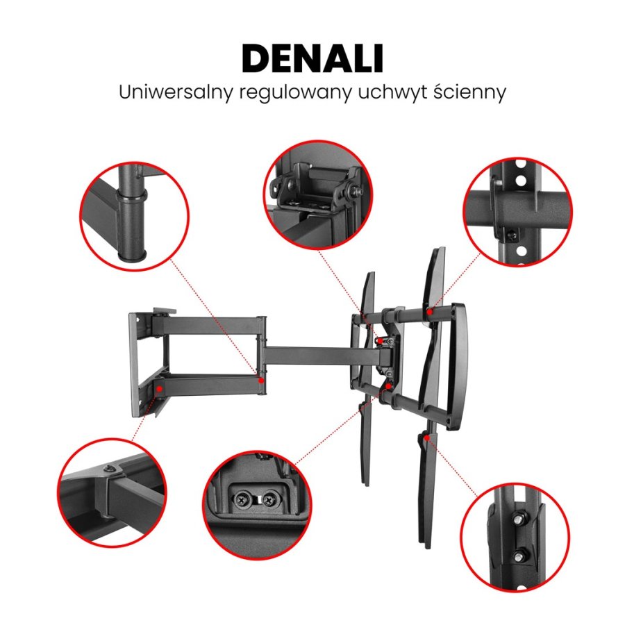 Montis Uchwyt TV „DENALI” 37