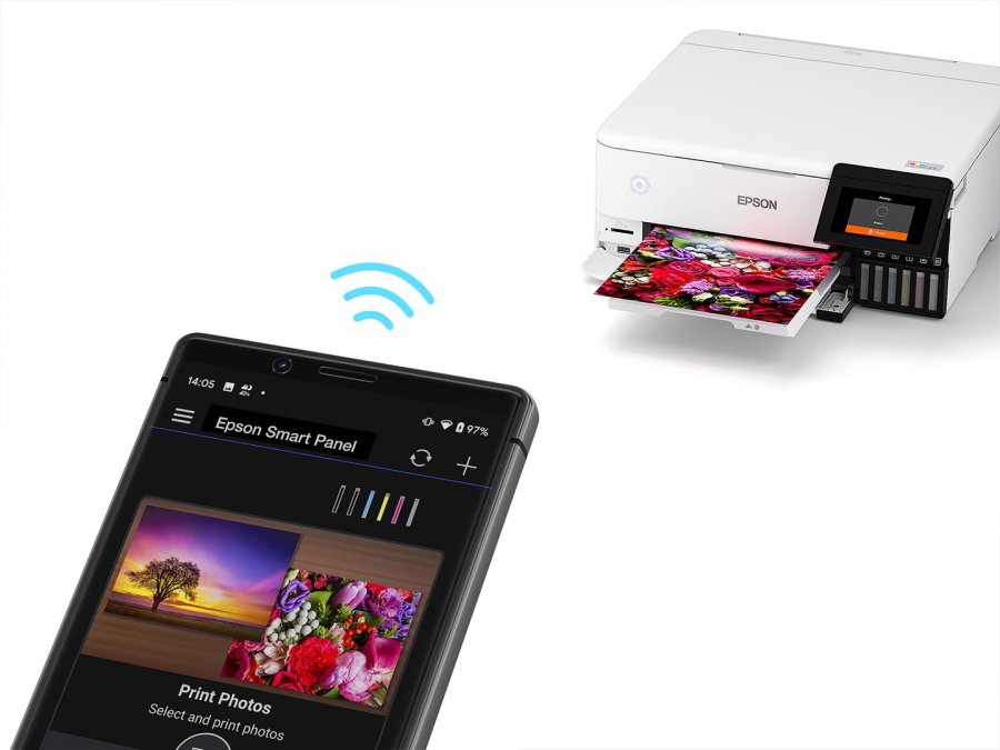 Epson EcoTank L8160 Inkjet A4 5760 x 1440 dpi 32 sider pr. minut Wi-Fi #7