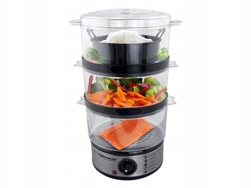 Esperanza EKG009 Dampkoger 3 kurve (r) i rustfrit stl 400 W 7,5L #1
