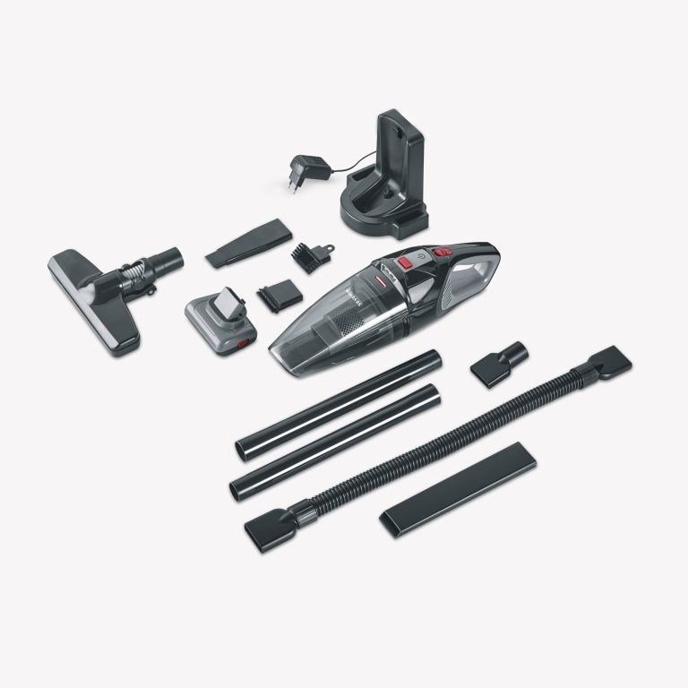 Severin HV 7147 stav st�vsuger & elektrisk kost Batteri Dry Kombi Sort, Gr�, R�d #11